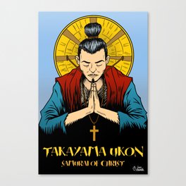 Samurai of Christ Canvas Print