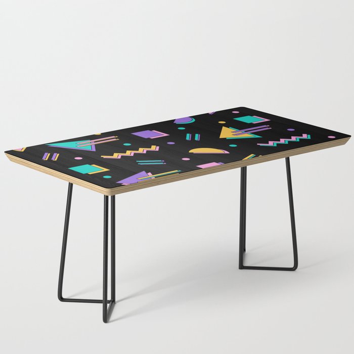 Memphis pattern 105 - 80s / 90s Retro Coffee Table