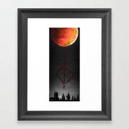 Paleblood - Bloodborne original acrylic painting Framed Art Print