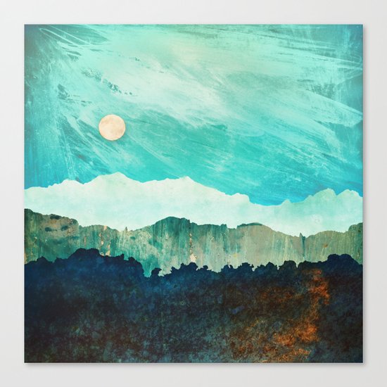 Blue Moon Canvas Print