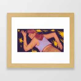 Chasing something I couldn't catch Framed Art Print