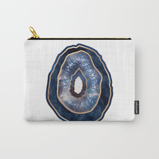 Agate - Blue Carry-All Pouch