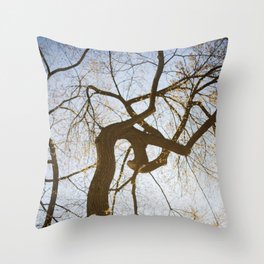 Willow in New York Throw Pillow