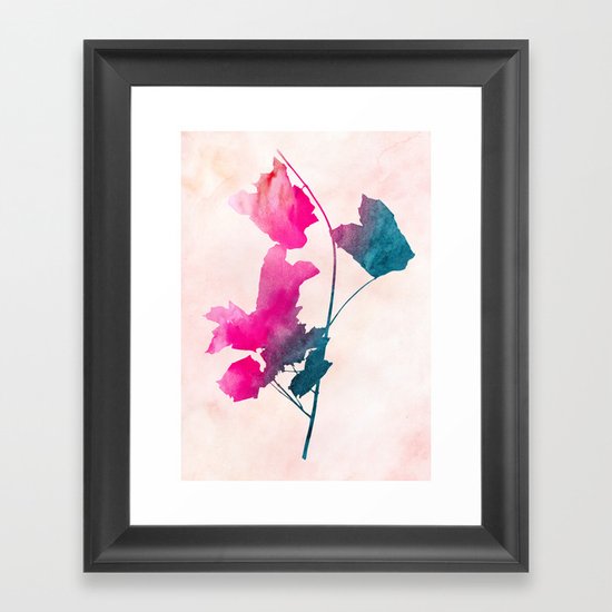maple 1 watercolor by Jacqueline Maldonado & Garima Dhawan Framed Art Print