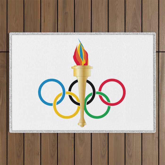 Olympic Rings Outdoor Rug