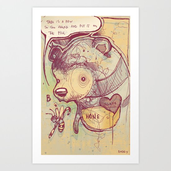 Paw paw Art Print