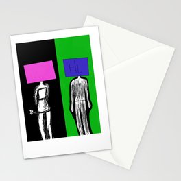 digital love Stationery Cards