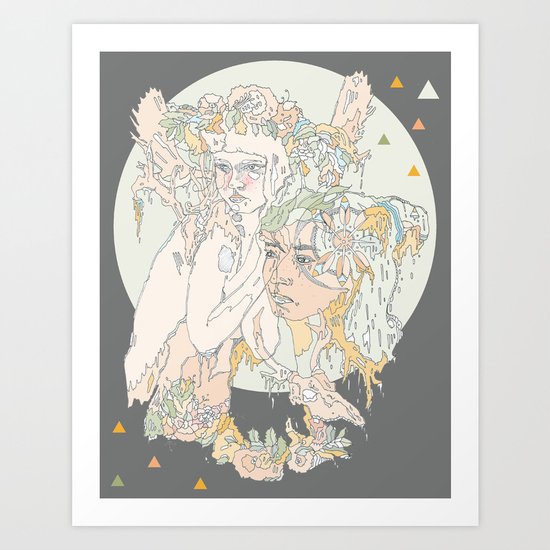adorned pop Art Print
