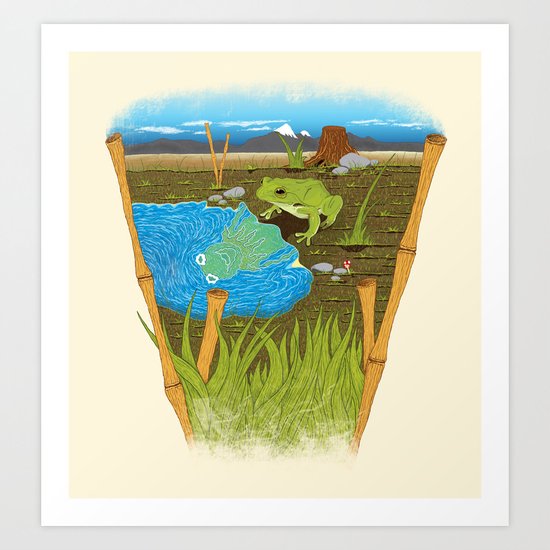 A glance into the future... Art Print