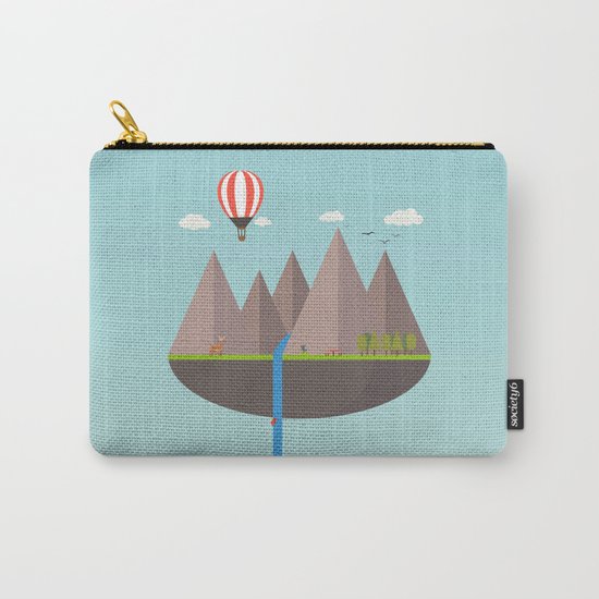 Flat island Carry-All Pouch