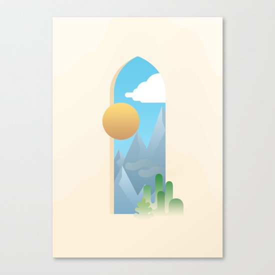 Looking Out Canvas Print
