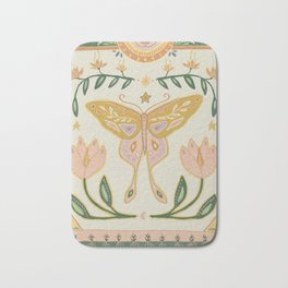 A love letter to spring Bath Mat | Butterfly, Digitalillustration, Spring, Drawing, Digital, Illustration, Flowers, Curated 