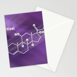 Cortisol Hormone Structural chemical formula Stationery Card