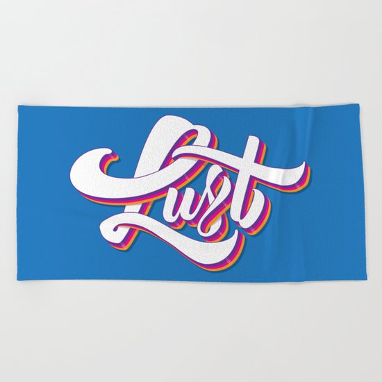 Lust Beach Towel