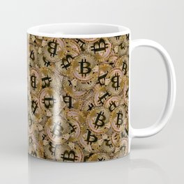 Bitcoin Cryptocurrency Pattern Design Coffee Mug