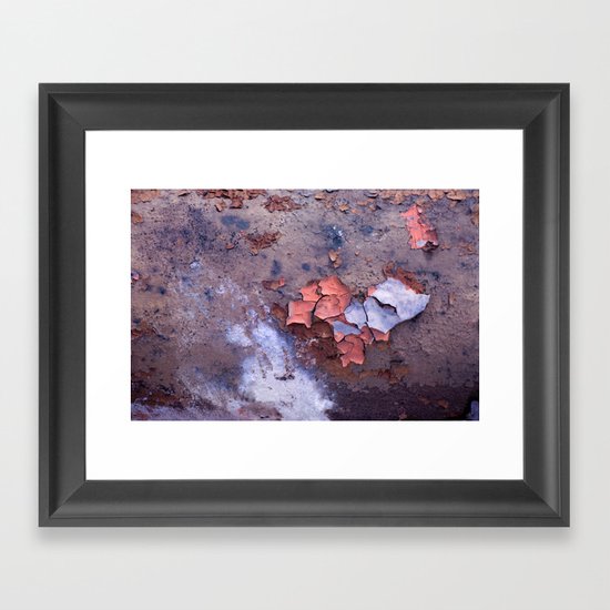 broken heart Framed Art Print