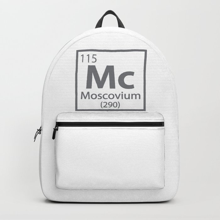Moscovium - Russian Science Periodic Table Backpack
