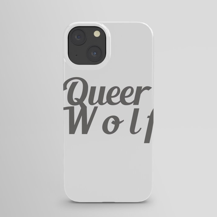 Queer Wolf iPhone Case
