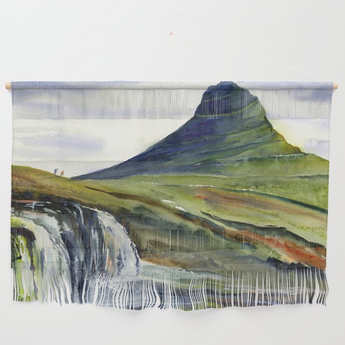 Scaling Kirkjufellsfoss Wall Hanging