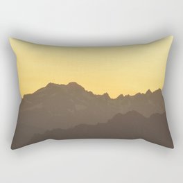 Layered Mountains Rectangular Pillow