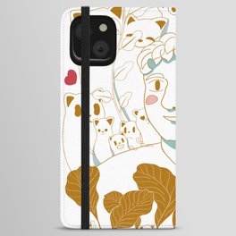illustration of cute cats by MrsgEnd iPhone Wallet Case