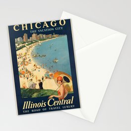 Vintage poster - Chicago Stationery Card