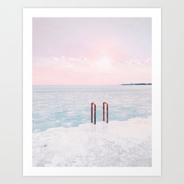 Lake Michigan Sunrise, Chicago Art Print