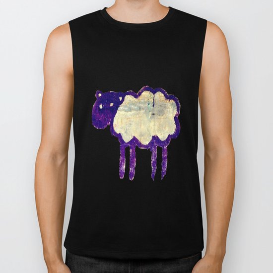 Just a Sheep Biker Tank