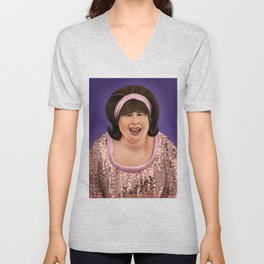 Edna Turnblad (Hairspray) V Neck T Shirt
