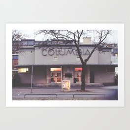 Cinema Columbia Art Print