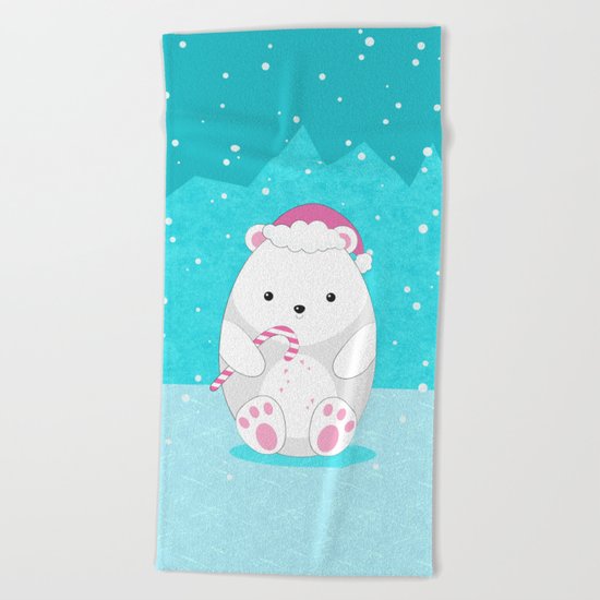 Polar bear Beach Towel