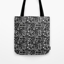 Rectangles and Elipses in BnW (2018) Tote Bag