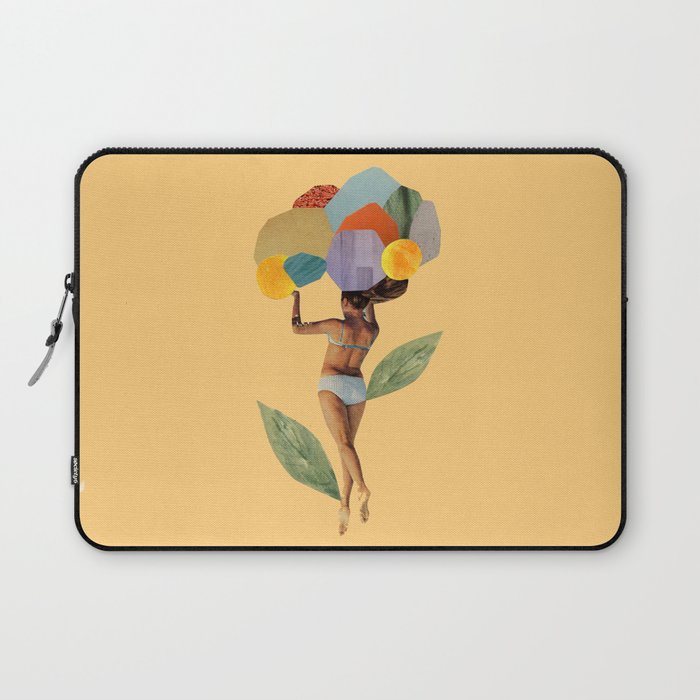 i walk out in the flowers and feel better Laptop Sleeve