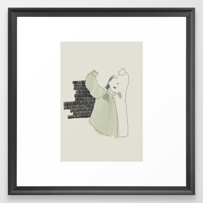 Fashion Illustration 01 Framed Art Print