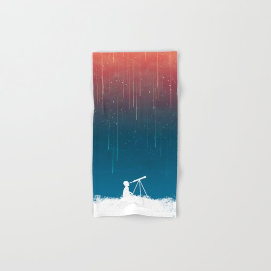 Meteor Rain (light version) Hand & Bath Towel