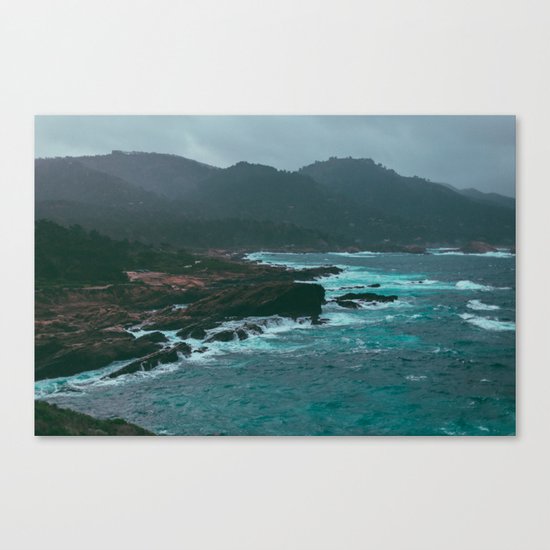 Big Sur Rocky Shore Canvas Print
