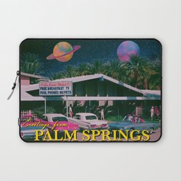 greetings from palm springs Laptop Sleeve