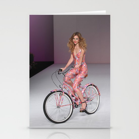 Girls on Bikes Stationery Cards