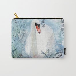 White swan Carry-All Pouch