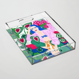 Therapy Session (Woman at Home Collection, xi 2021) Acrylic Tray