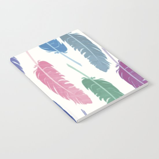 Colorful Feathers Notebook