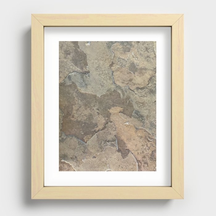 Stone 1 Recessed Framed Print