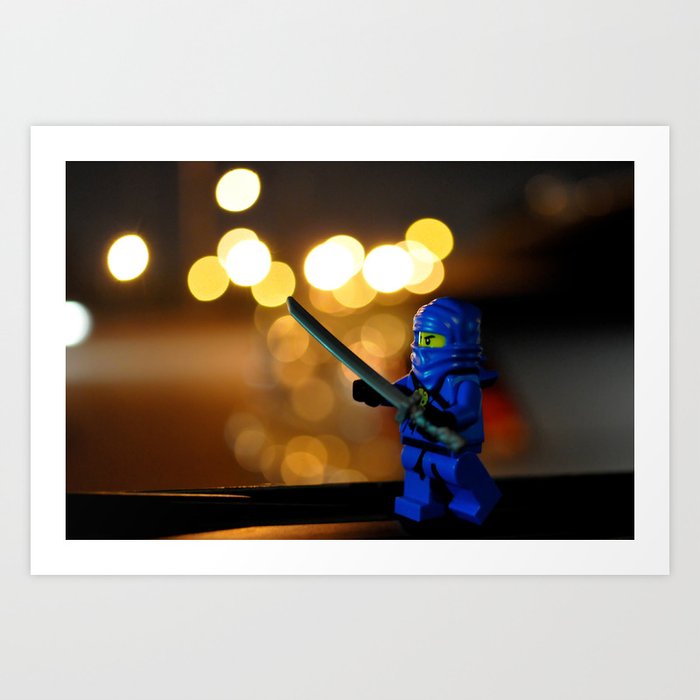 Lego Ninjago Jay Art Print