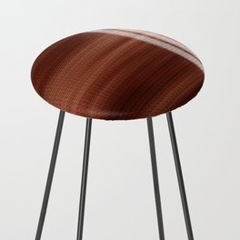 Double Lines (Rust) Counter Stool
