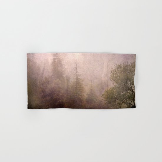 "Mistery forest. Foggy". Retro serie Hand & Bath Towel