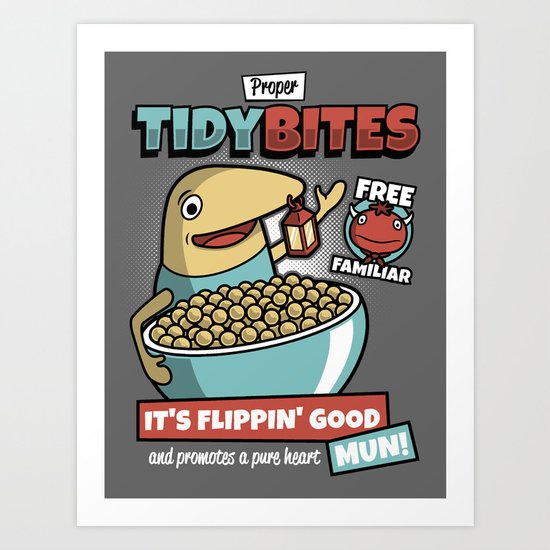 Proper Tidy Bites Art Print