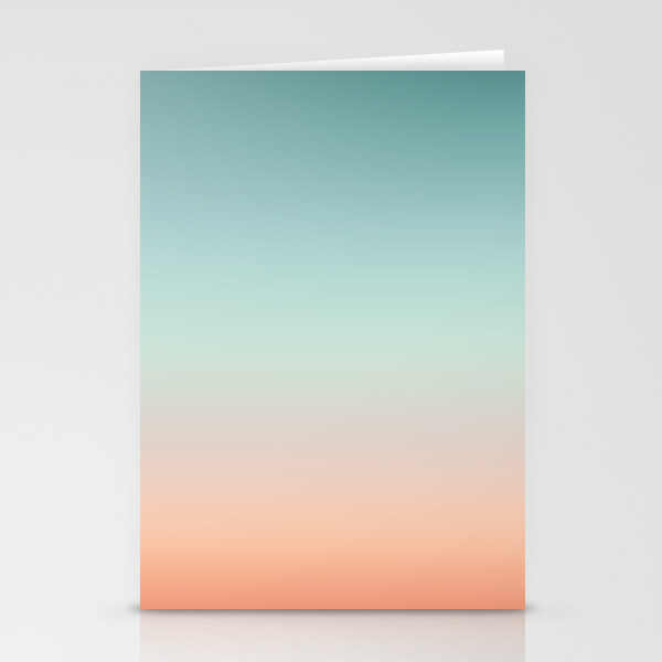 Color Gradient Background Fading Sunset Sky Colors Stationery Cards By Ohaniki Society6