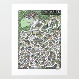 Fan Art Maze Art Print