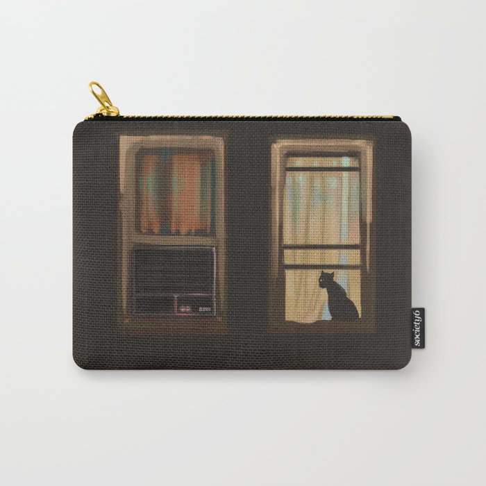 Dark Academia: The Cat on the Window Carry-All Pouch