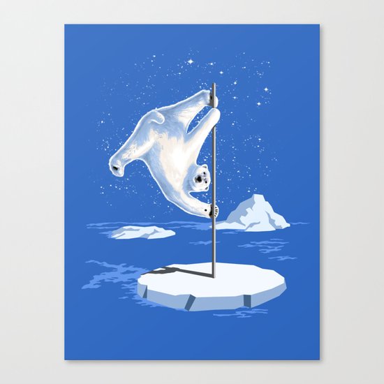 North Pole Dancer Canvas Print